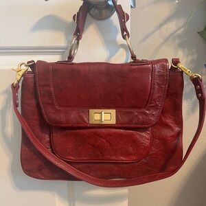 Rebecca Minkoff Deep Red Leather Shoulder Bag